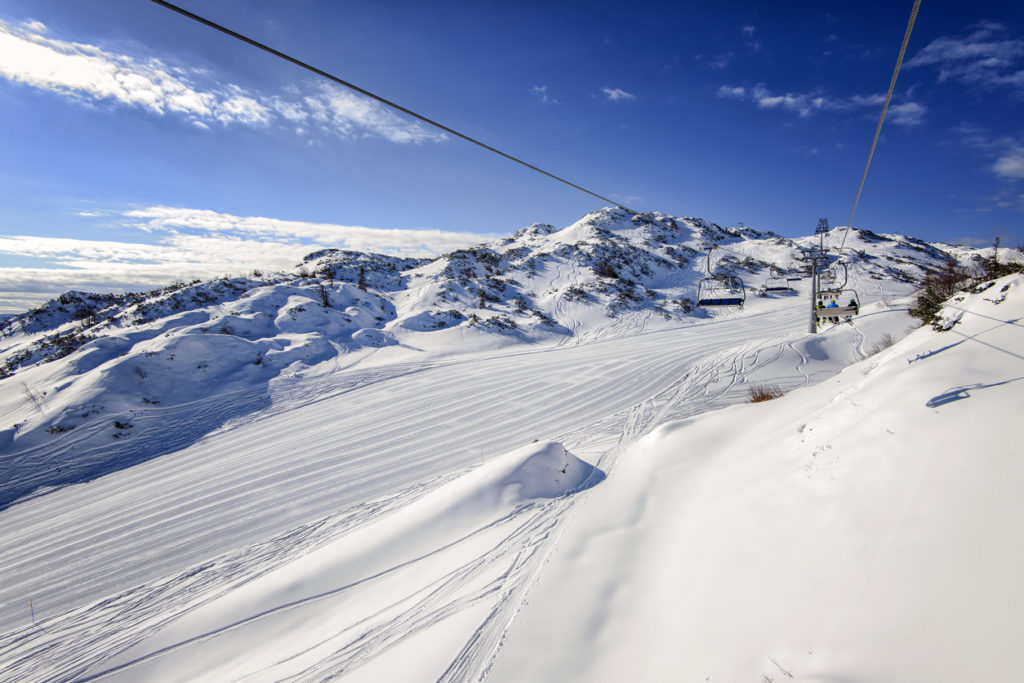 Beautiful view from Vogel Ski resort