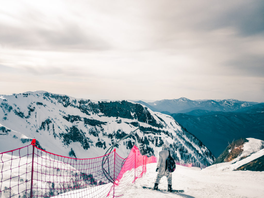 Ski at Roza Khutor, Sochi, Russia.