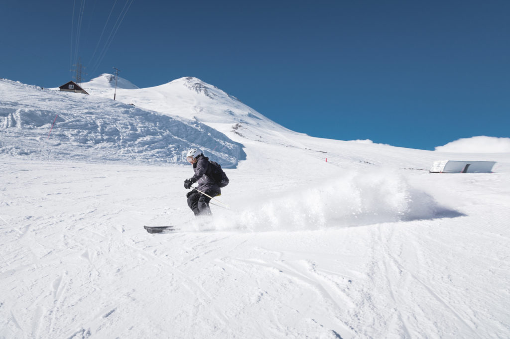 Ski on Mount Elbrus, Russia