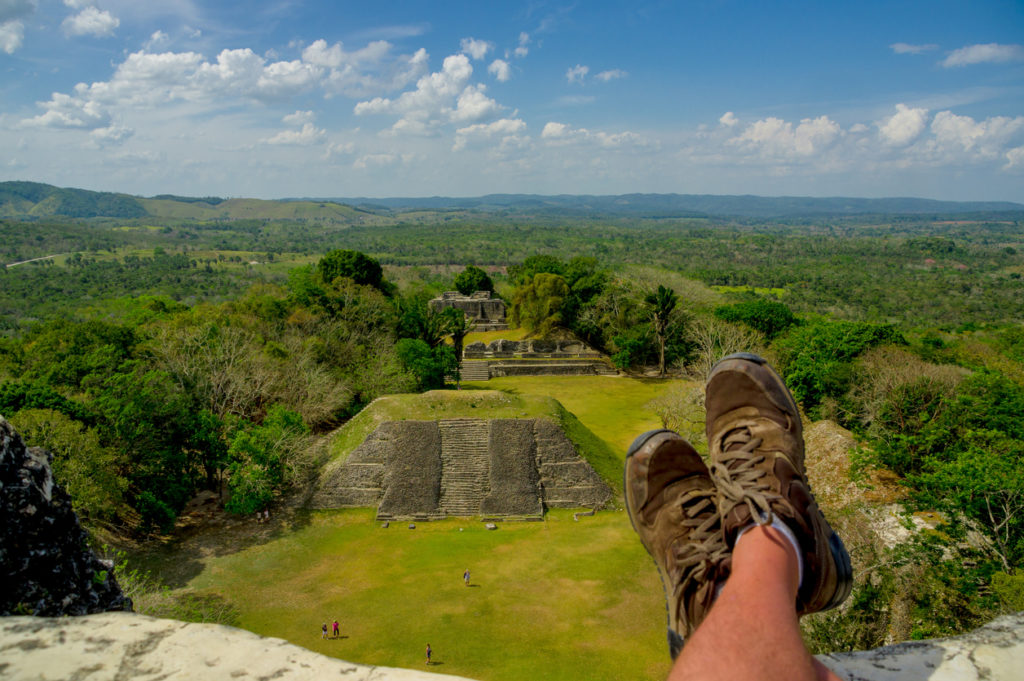 Xunantunich Maya site ruins in Belize