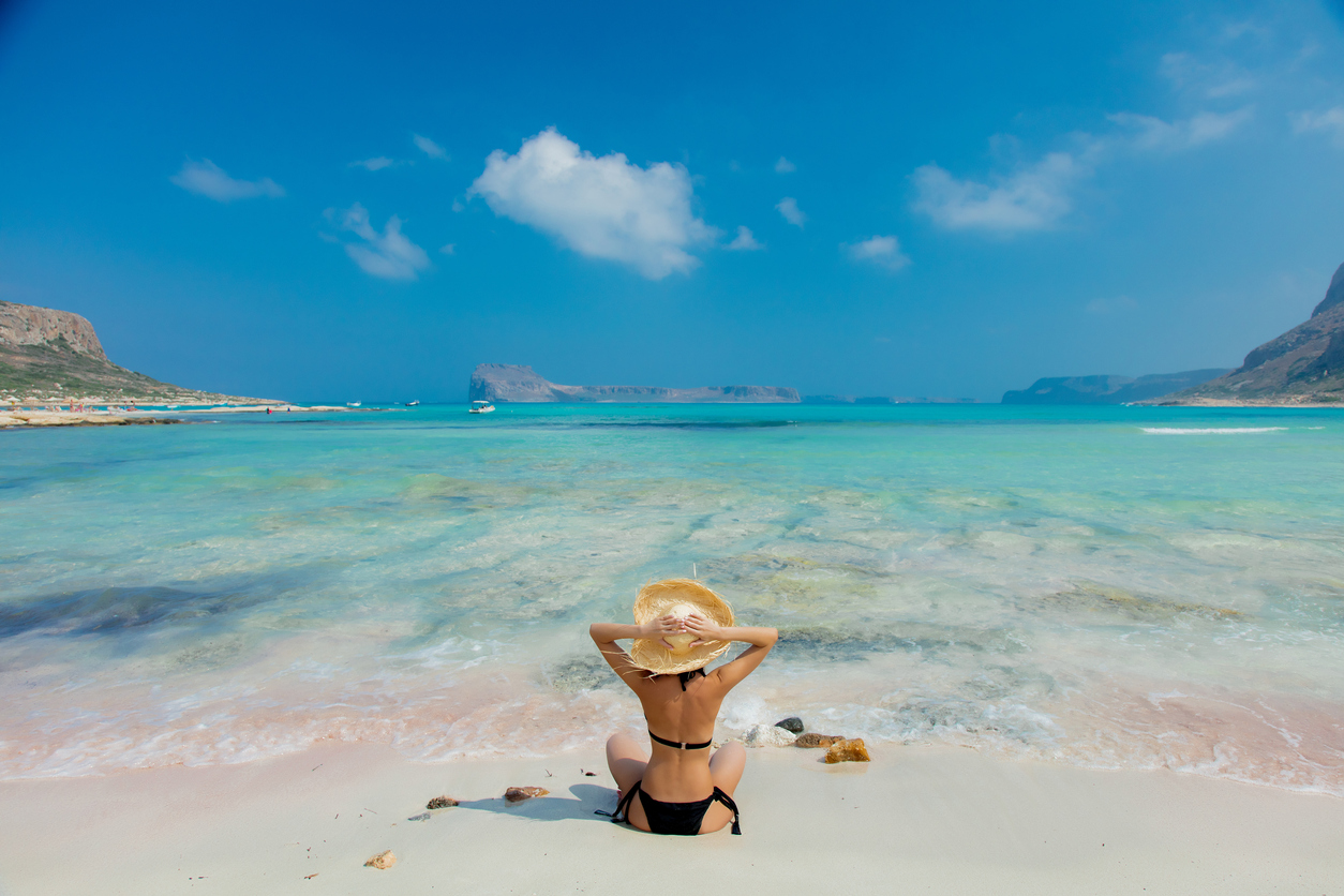 Balos Beach, West Crete, Greece.