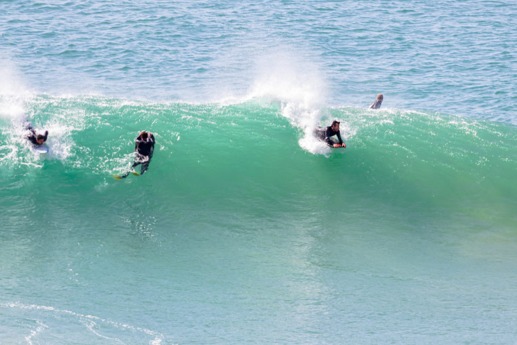 Bodyboarding at Sagres, Algarve