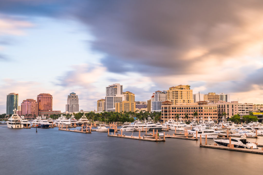 West Palm Beach, Florida, USA Skyline