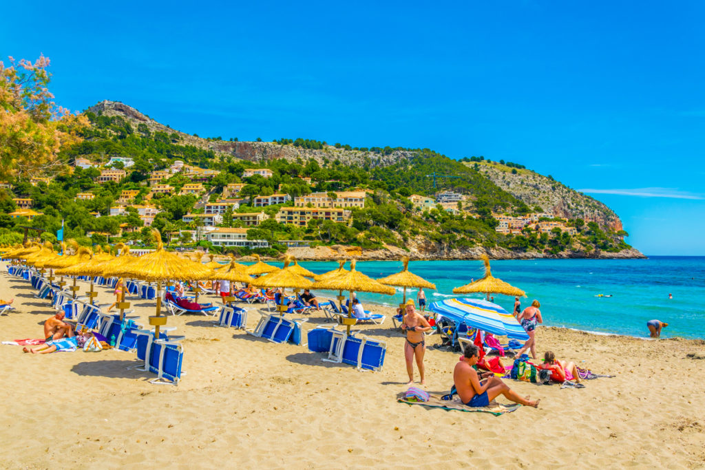 Canyamel beach on Majorca, Spain