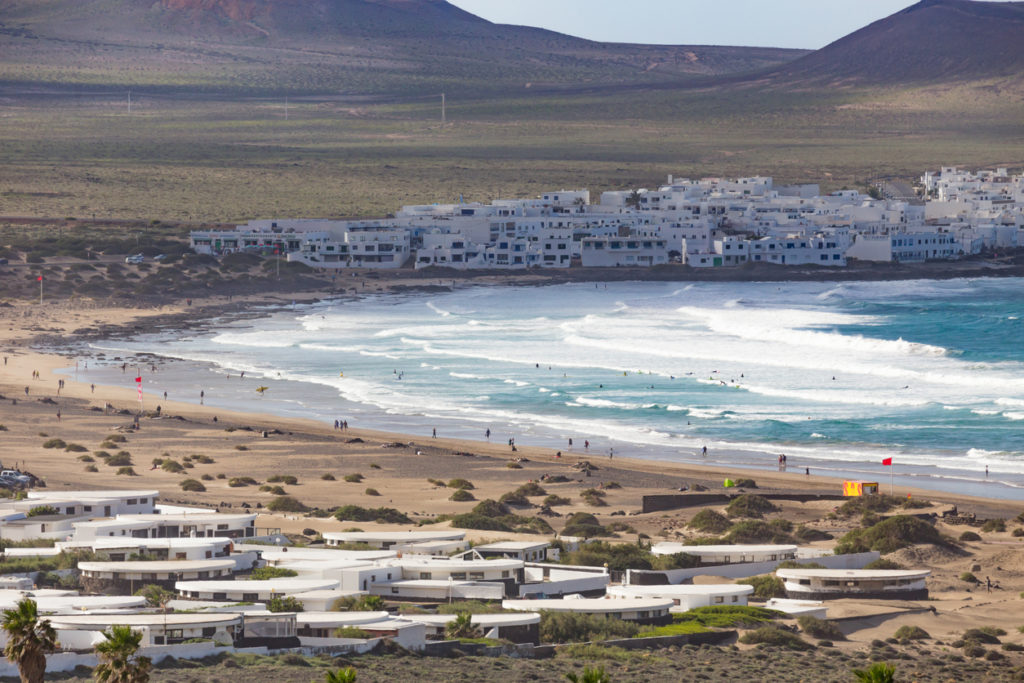 Famara, in Lanzarote, Canary Islands