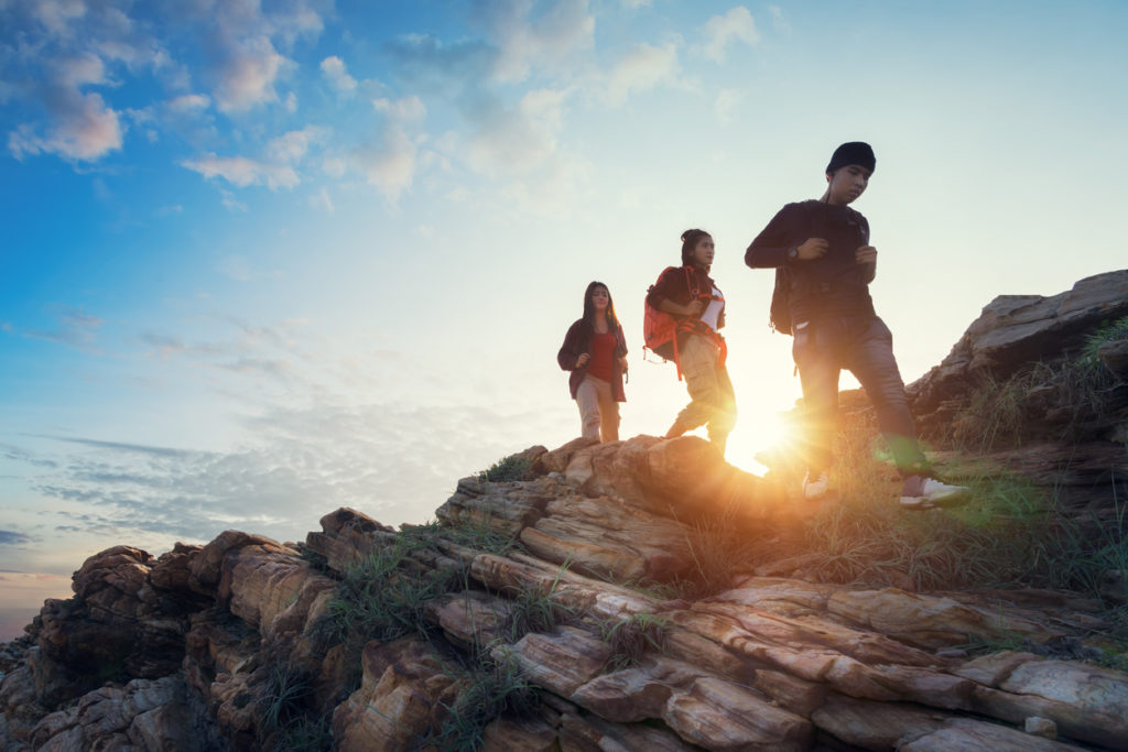 Hiking with Friends