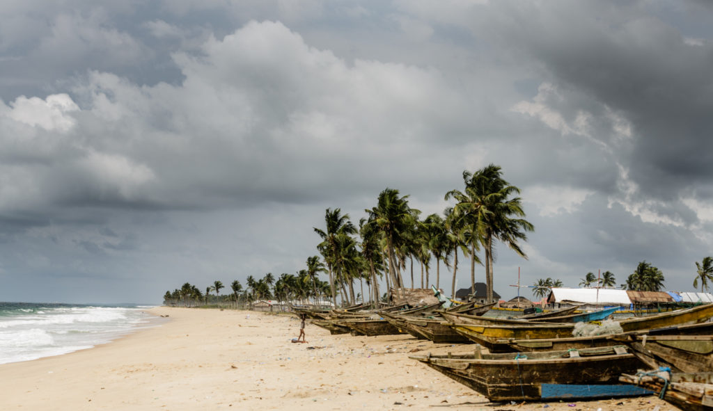 Lekki Beach in Lagos, Nigeria