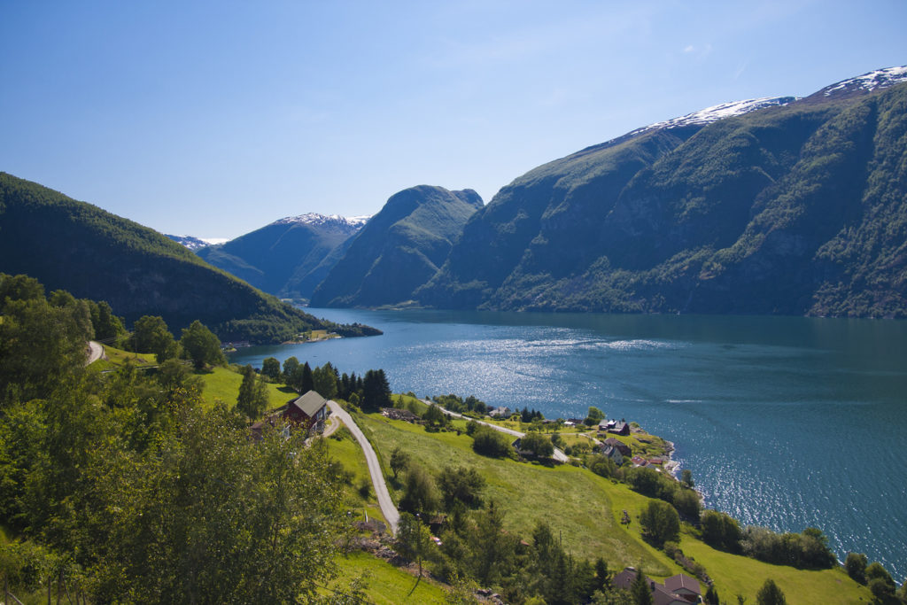 View at Aurland, Norway