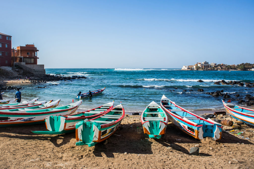A bay in Ngor, Dakar.