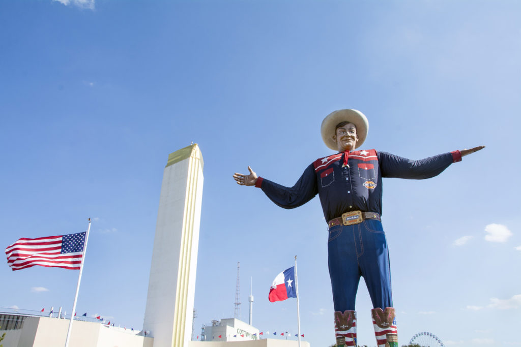 Big Tex at the Texas state fairgrounds