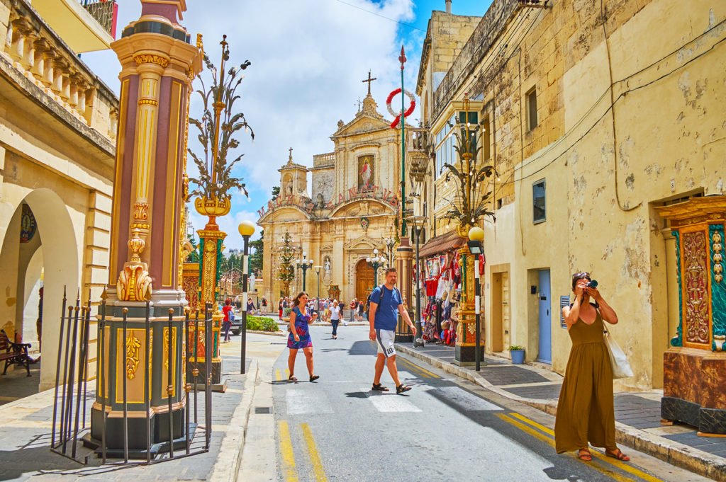 In St Agatha street, Rabat, Malta