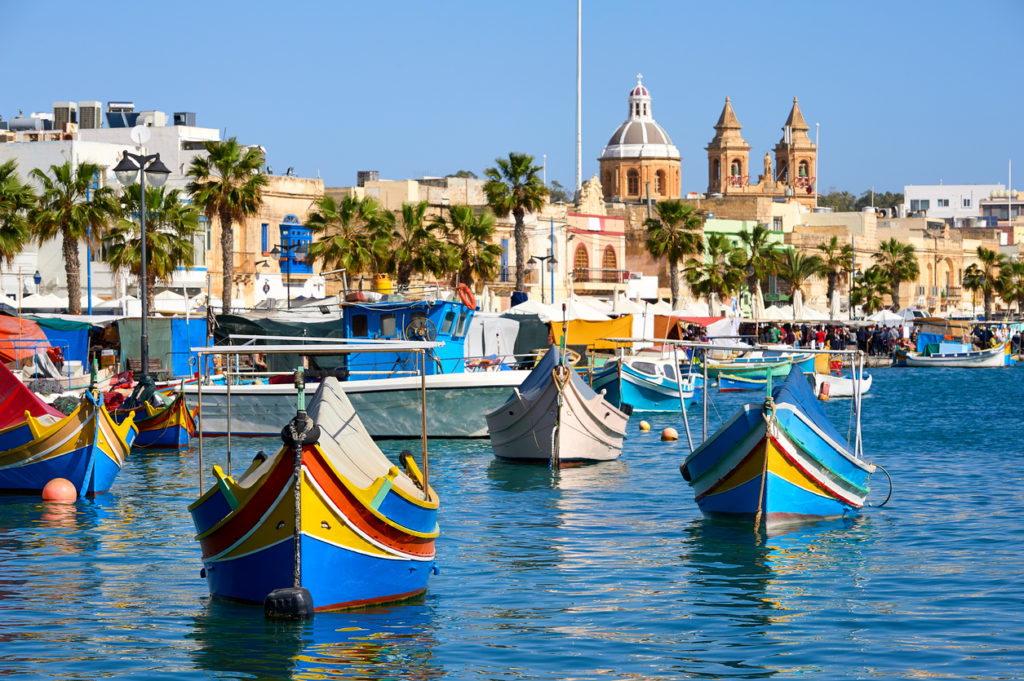 Cultural Malta of Marsaxlokk Harbor