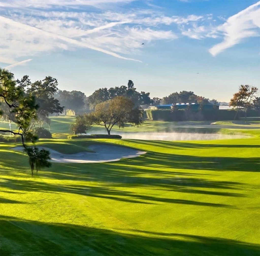 Arnold Palmers Bay Hill Golf Course in the morning