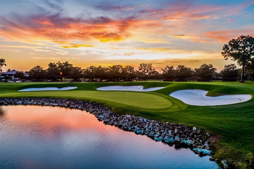 Bay Hill Club Golf Course Sunset