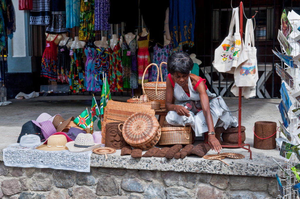 Dominica Waterfront Vendor
