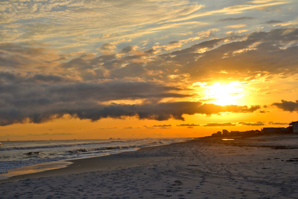 Gulf Shores in Sunset