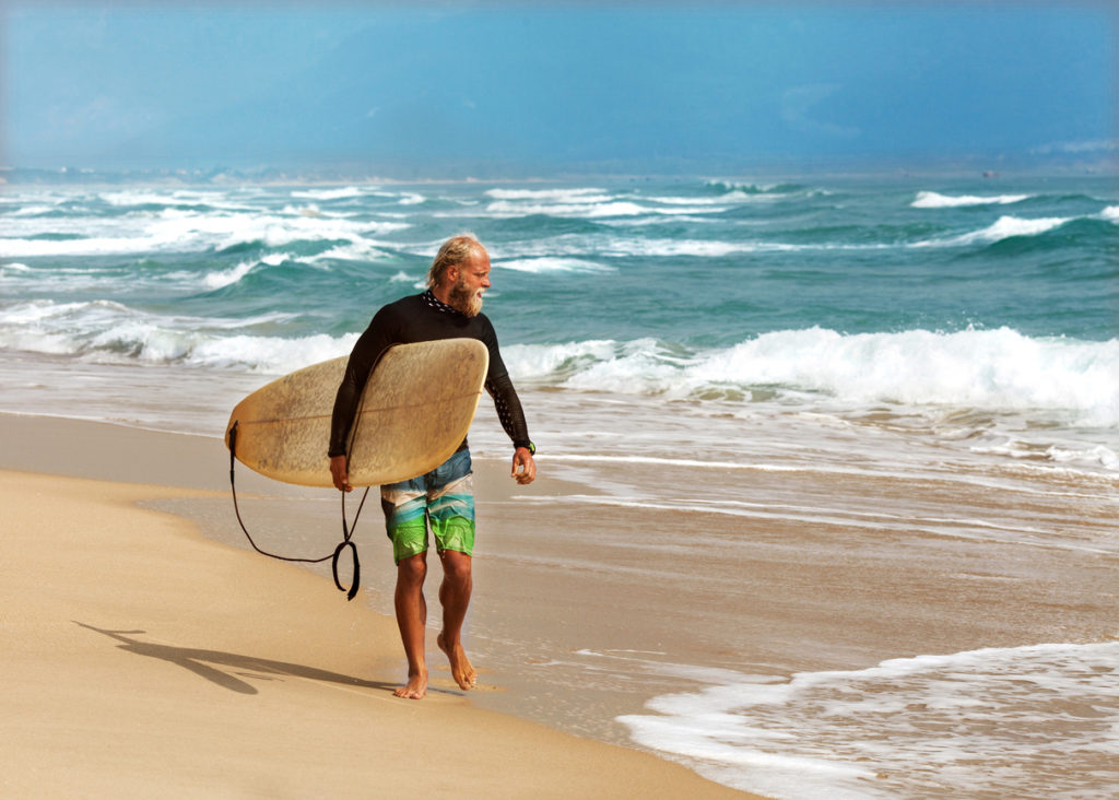 Returning from a Surf in Fuerteventura