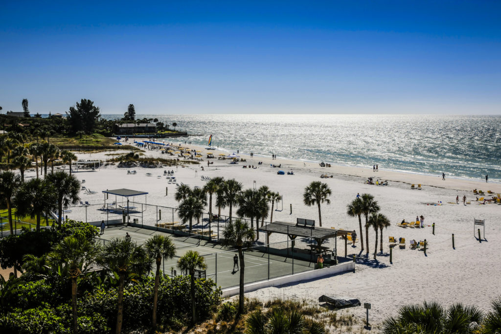 Siesta Key Beach on the Gulf of Mexico