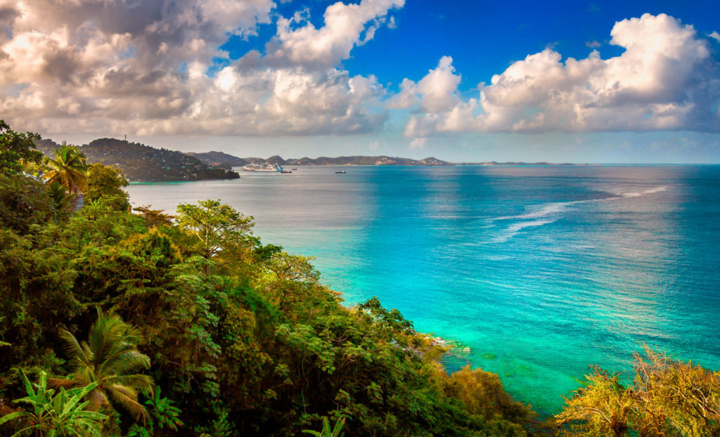 St George's in the Caribbean island of Grenada