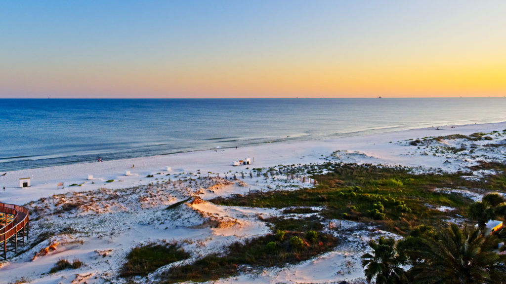 Sunset on the Beach in Gulf Shores