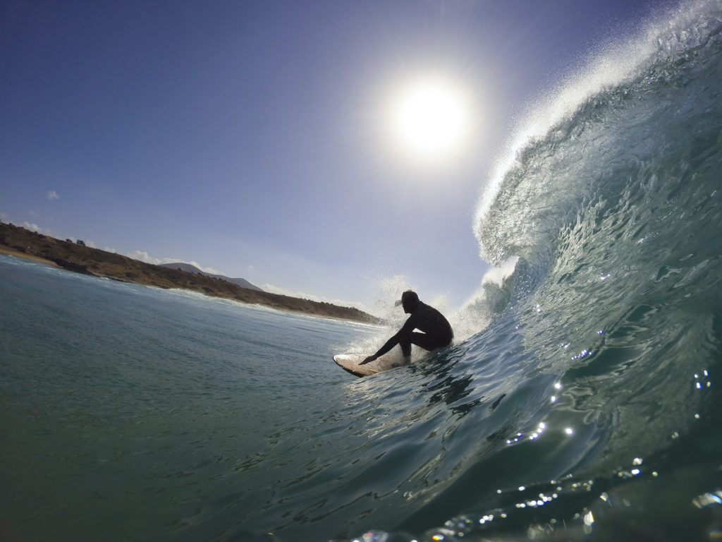 Surfing in Fuerteventura