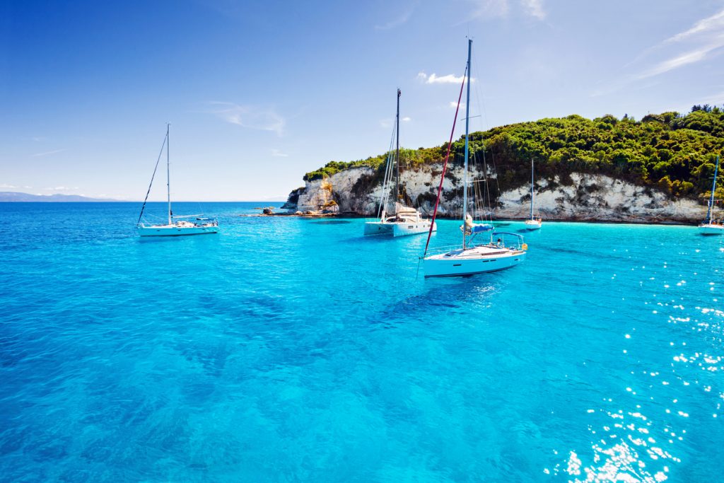 Beautiful bay in Greece