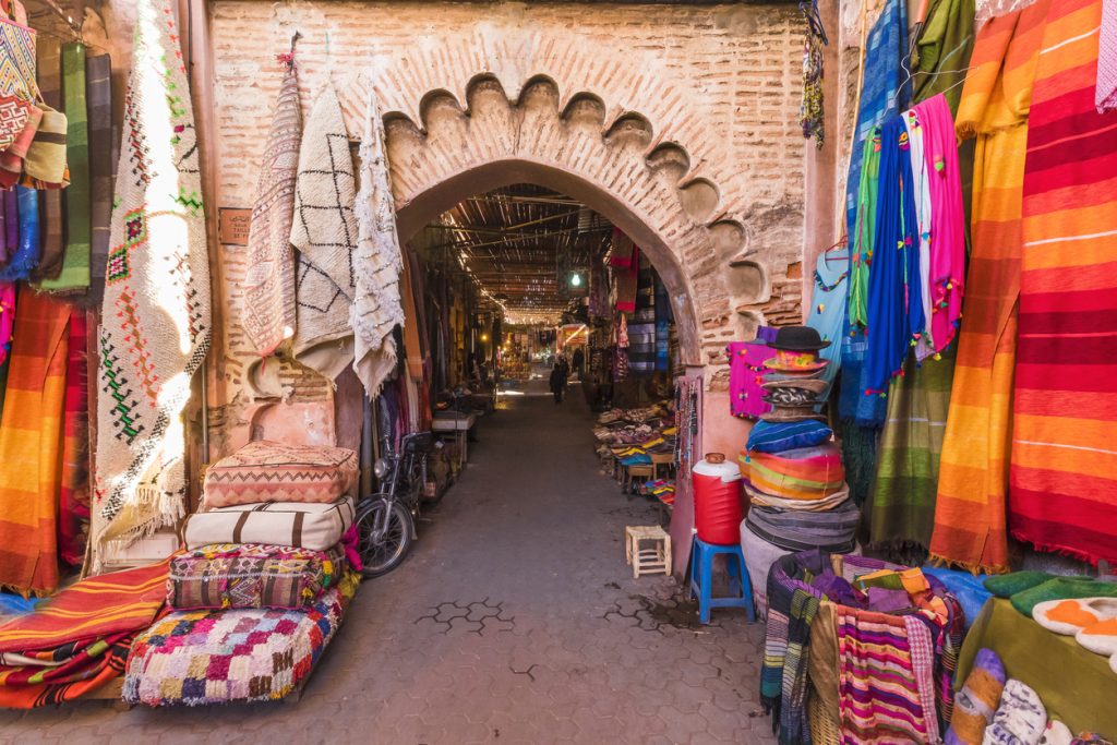 Entrance to Jamaa el Fna market