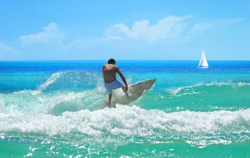 Surfing Cocoa Beach