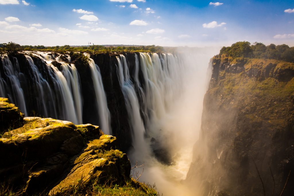 Victoria falls in Zimbabwe