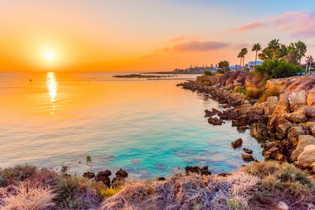 Fig tree bay beach in Protaras, Cyprus