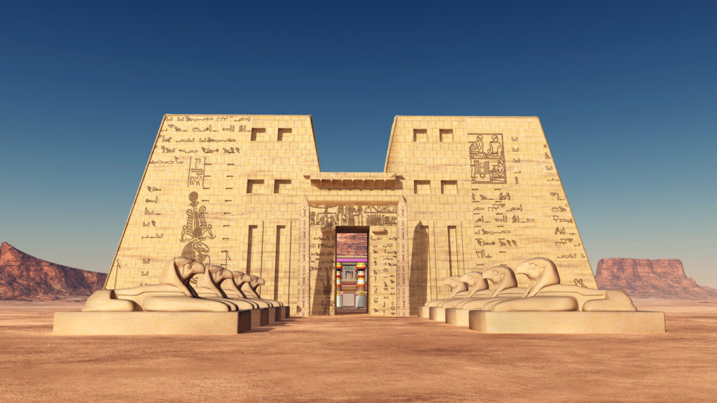 Temple of Edfu in Egypt