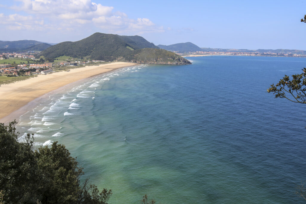 Views of the beach of Berria from "Monte Buciero".