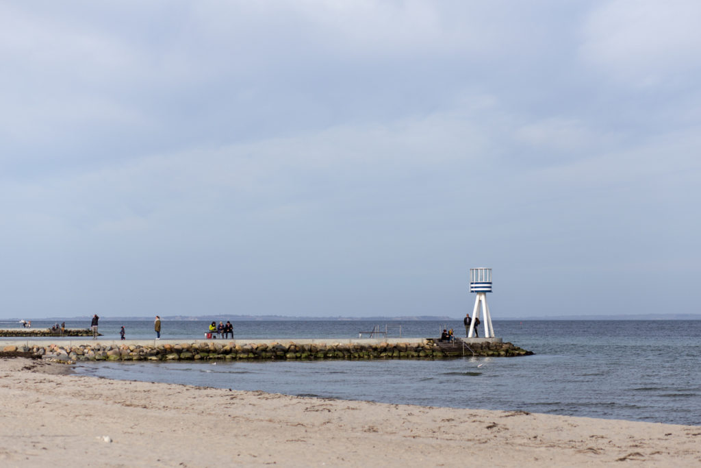 Bellevue Beach in Copenhagen, Denmark