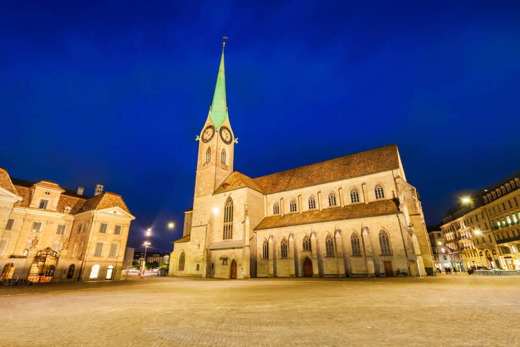 Fraumunster Church in Zurich