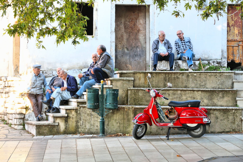 Greek street life