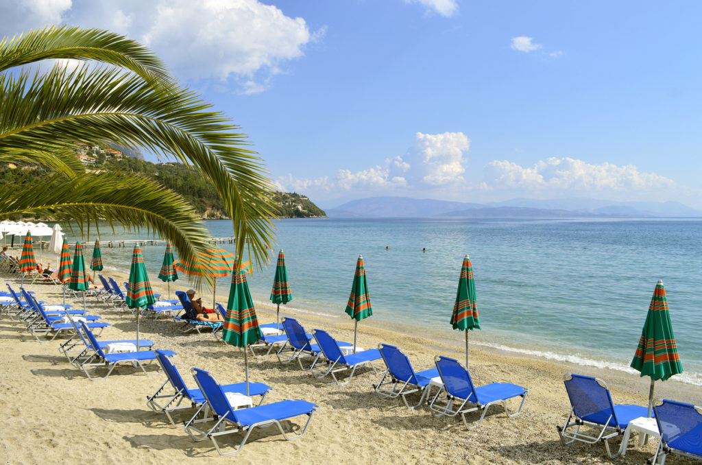 Ipsos Beach in Corfu