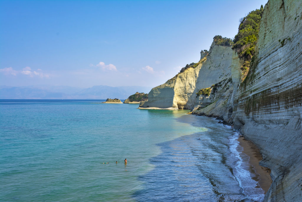 Loggas beach, Peroulades, Corfu