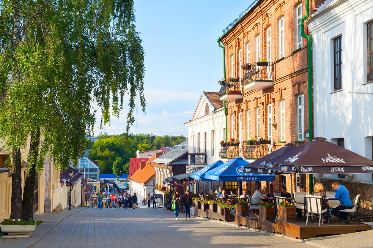 Old Town street Minsk