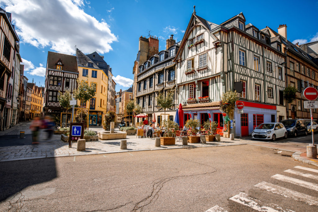 Rouen old town, France