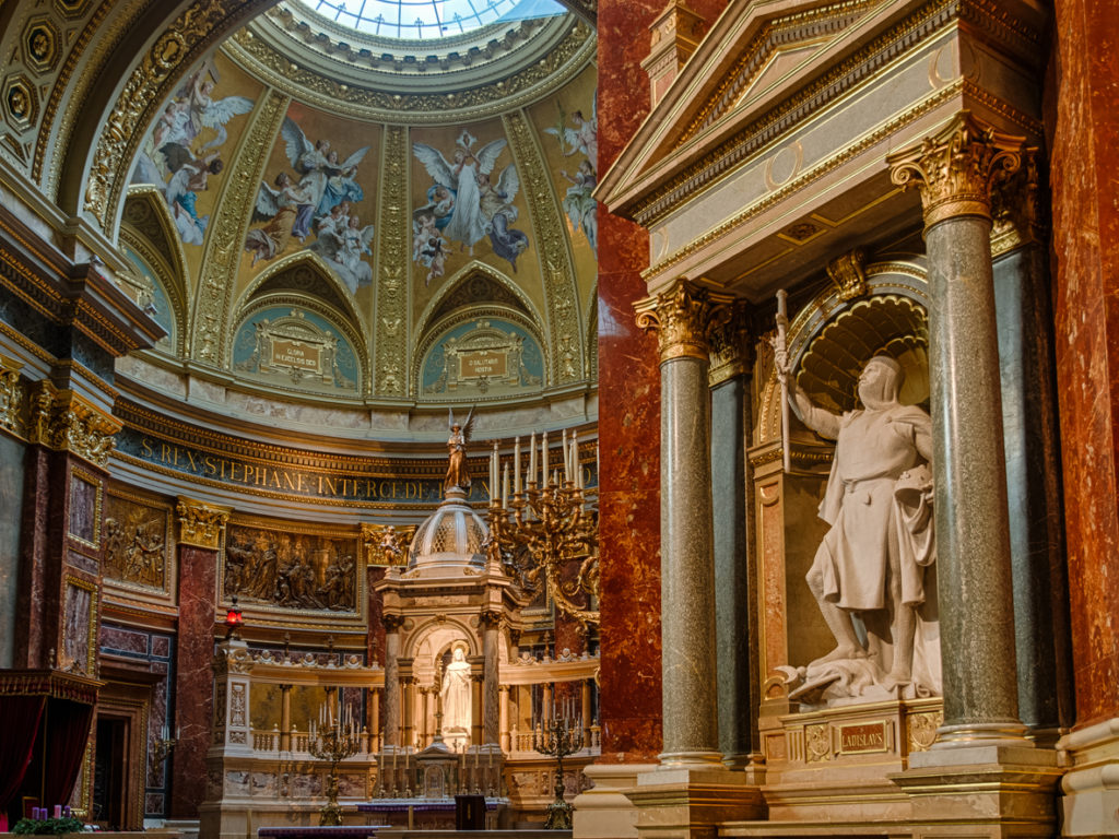 The interior of St. Stephen's Basilica
