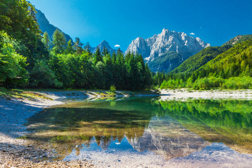 Valley in the Triglav National Park, Julian Alps, Slovenia