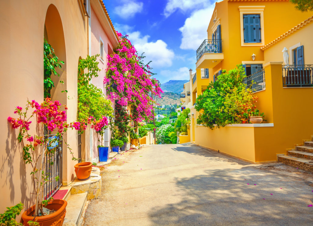 A street in Kefalonia island