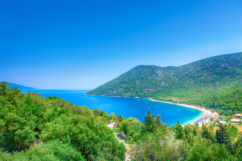 Antisamos beach in Kefalonia