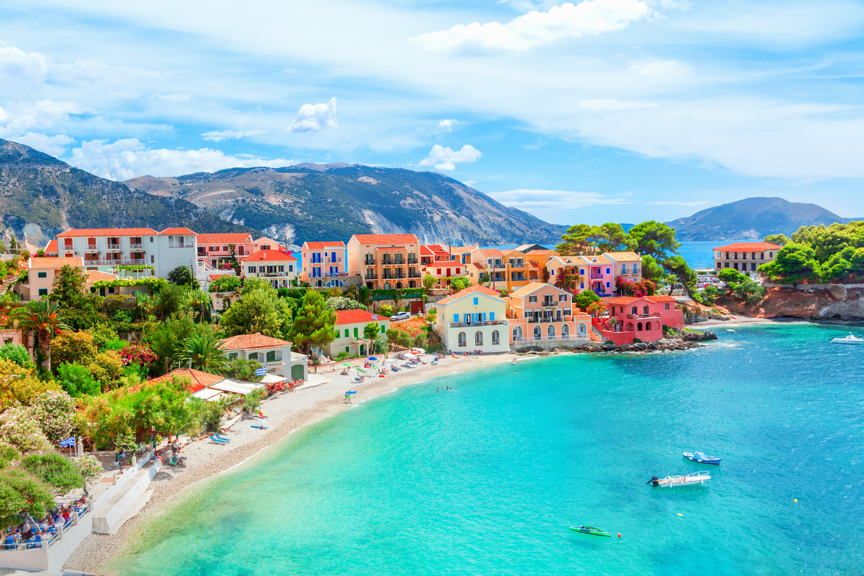 Assos village in Kefalonia