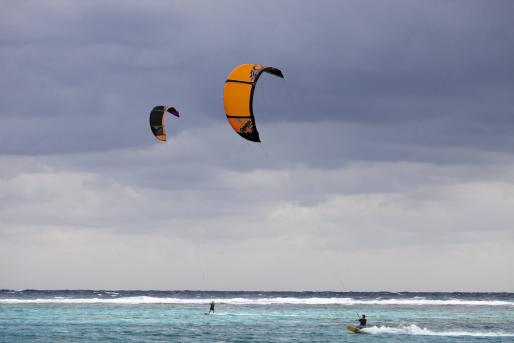 Kite Surfers, Grand Cayman