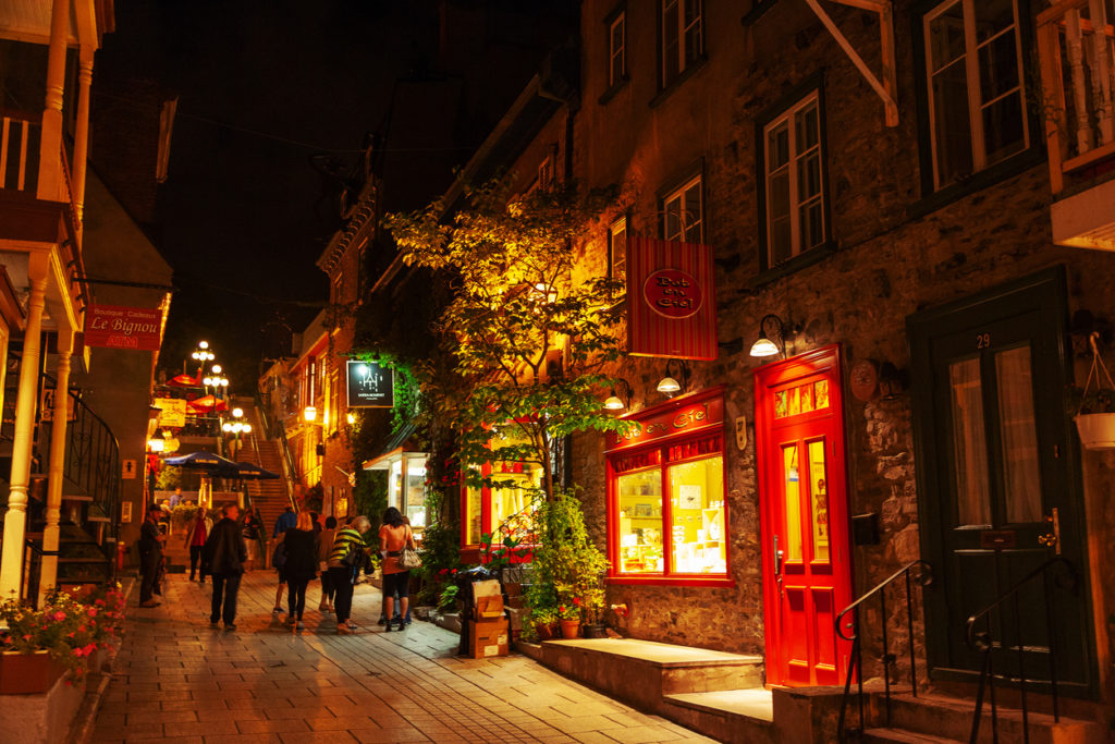 Lower Town of Place Royale at Old Quebec