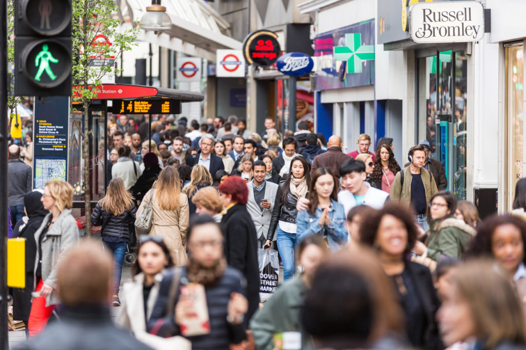 Oxford Street in London