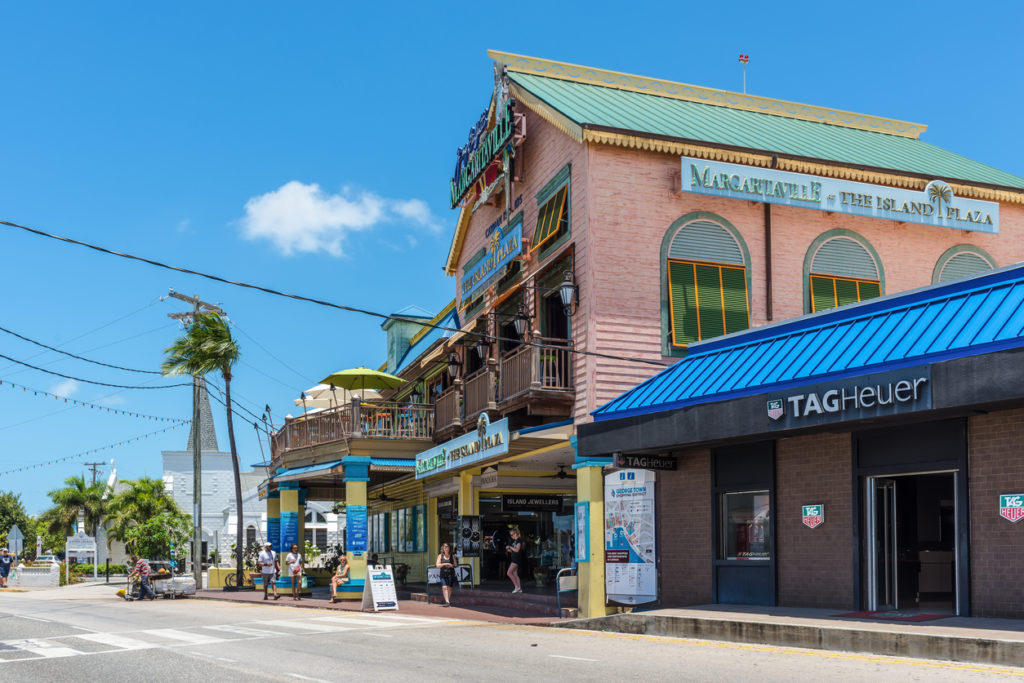 Street life at George Town, Grand Cayman Island