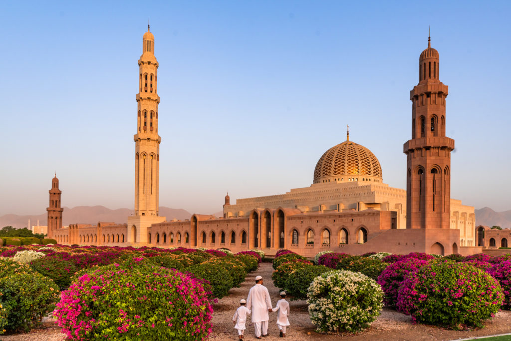 The Sultan Qaboos Grand Mosque