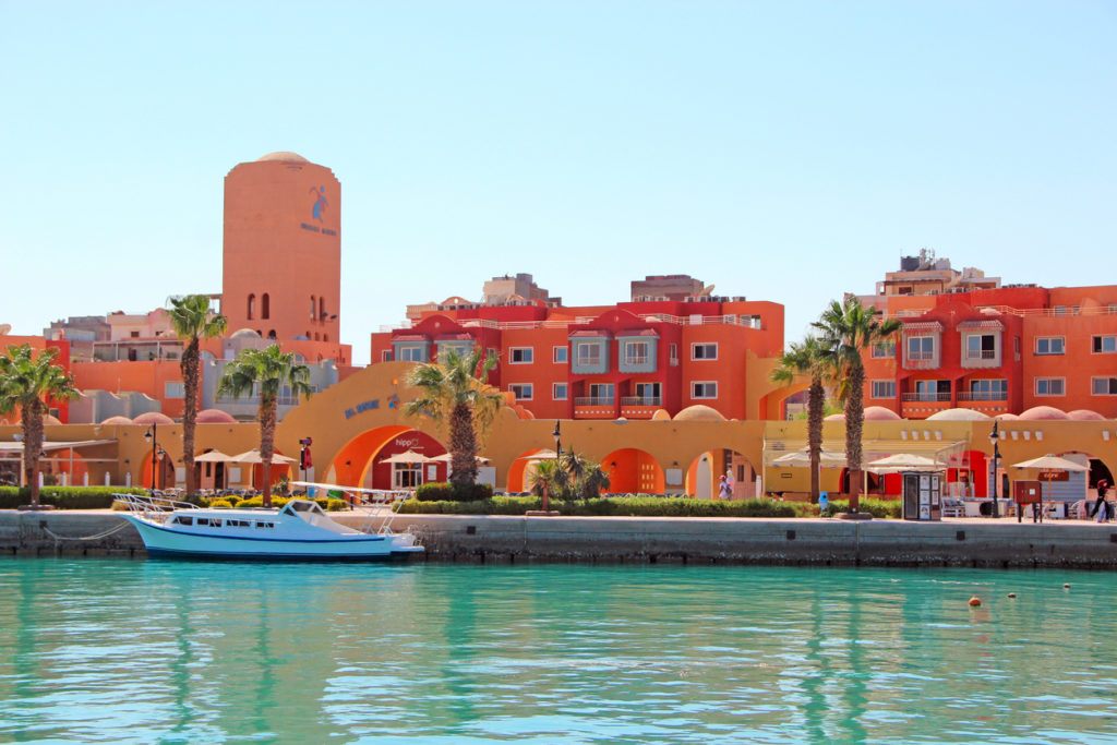 View of dock of Hurghada